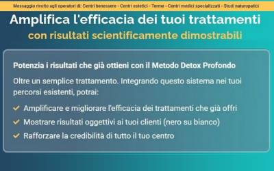 Cosa ha in più -rispetto a macchinari simili- il Detox Profondo?